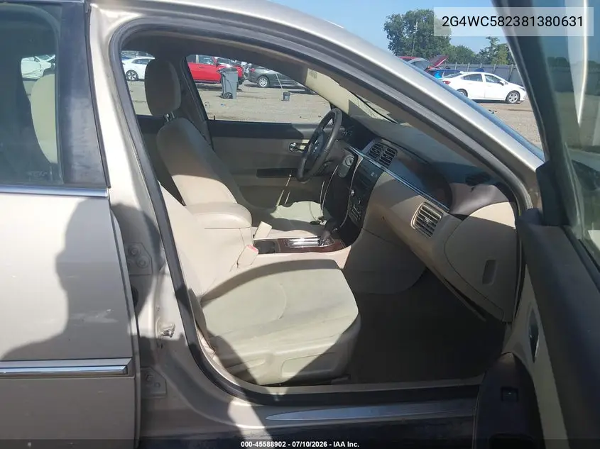 2008 Buick Lacrosse Cx VIN: 2G4WC582381380631 Lot: 45588902