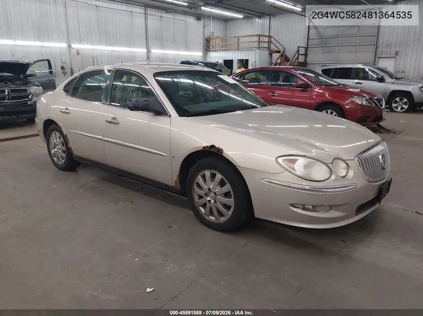 2008 Buick Lacrosse Cx VIN: 2G4WC582481364535 Lot: 45591589
