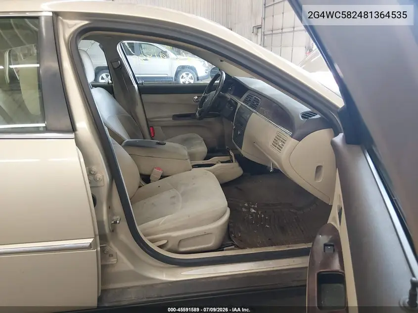 2008 Buick Lacrosse Cx VIN: 2G4WC582481364535 Lot: 45591589