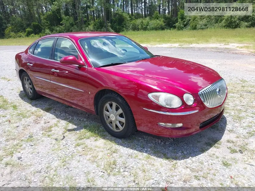 2008 Buick Lacrosse Cxl VIN: 2G4WD582981128668 Lot: 45639633