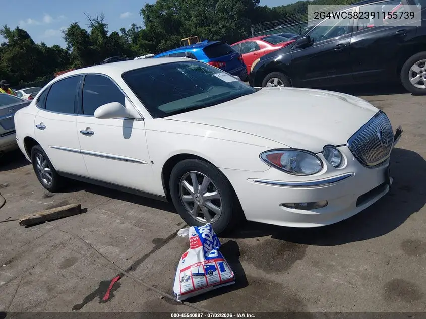 2009 Buick Lacrosse Cx VIN: 2G4WC582391155739 Lot: 45540887