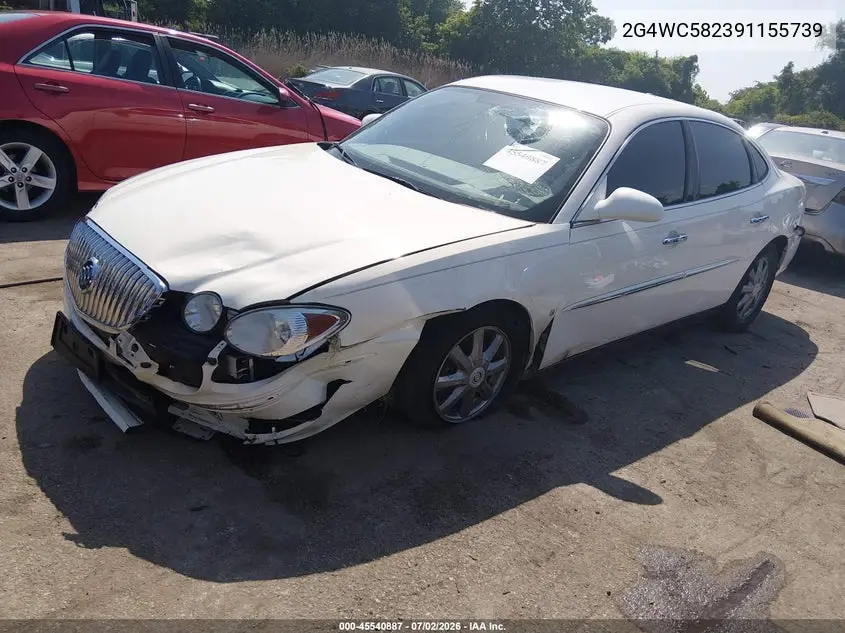 2009 Buick Lacrosse Cx VIN: 2G4WC582391155739 Lot: 45540887