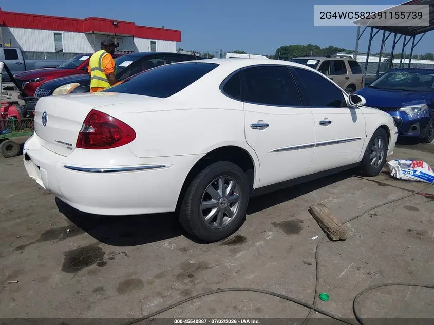 2009 Buick Lacrosse Cx VIN: 2G4WC582391155739 Lot: 45540887