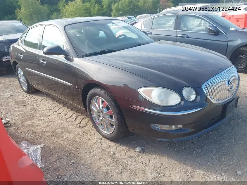 2009 Buick Lacrosse Cxl VIN: 2G4WD582X91224424 Lot: 45586271