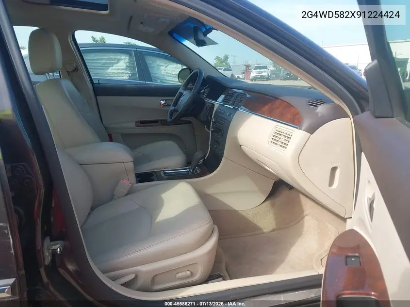 2009 Buick Lacrosse Cxl VIN: 2G4WD582X91224424 Lot: 45586271
