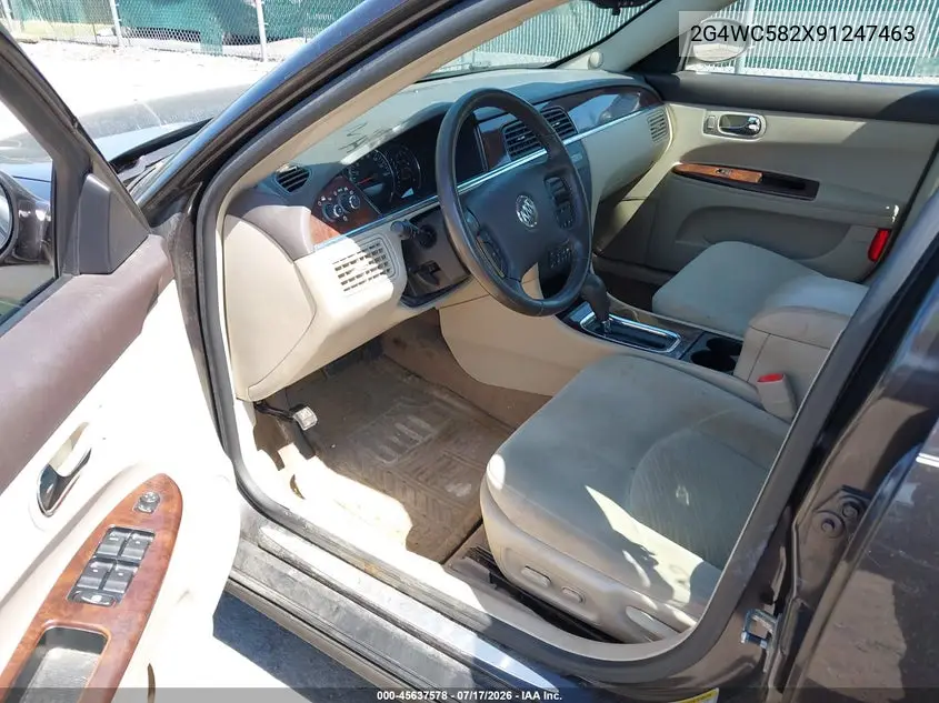 2009 Buick Lacrosse Cx VIN: 2G4WC582X91247463 Lot: 45637578