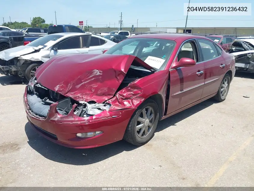 2009 Buick Lacrosse Cxl VIN: 2G4WD582391236432 Lot: 45685223
