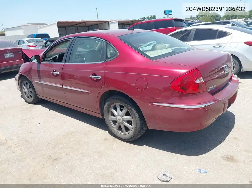 2009 Buick Lacrosse Cxl VIN: 2G4WD582391236432 Lot: 45685223