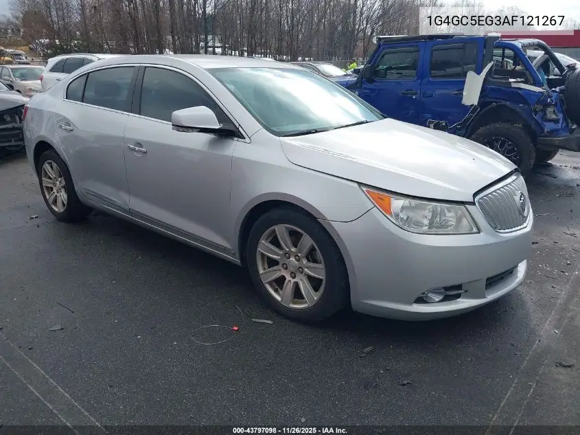 1G4GC5EG3AF121267 2010 Buick Lacrosse Cxl