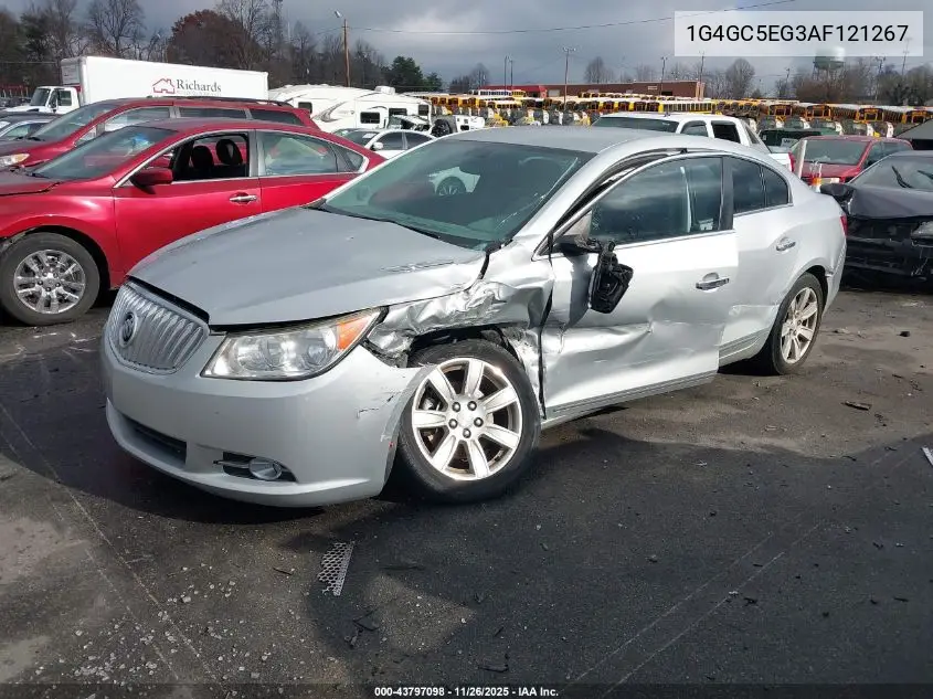 1G4GC5EG3AF121267 2010 Buick Lacrosse Cxl