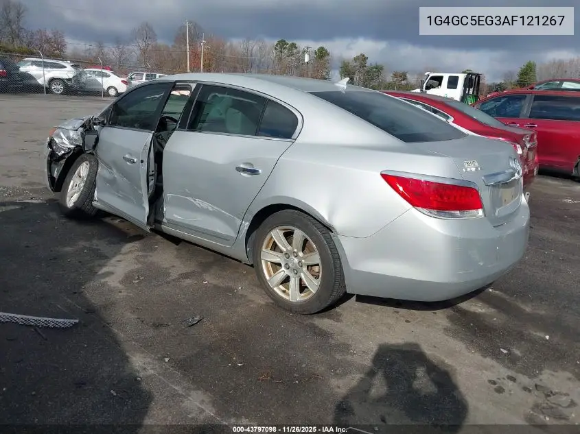 1G4GC5EG3AF121267 2010 Buick Lacrosse Cxl