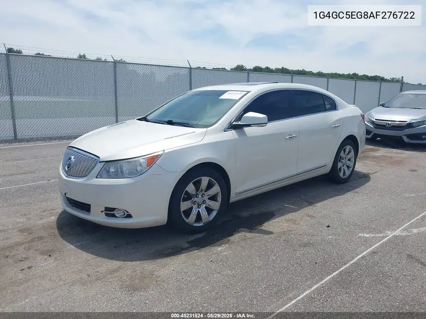 2010 Buick Lacrosse Cxl VIN: 1G4GC5EG8AF276722 Lot: 45231524