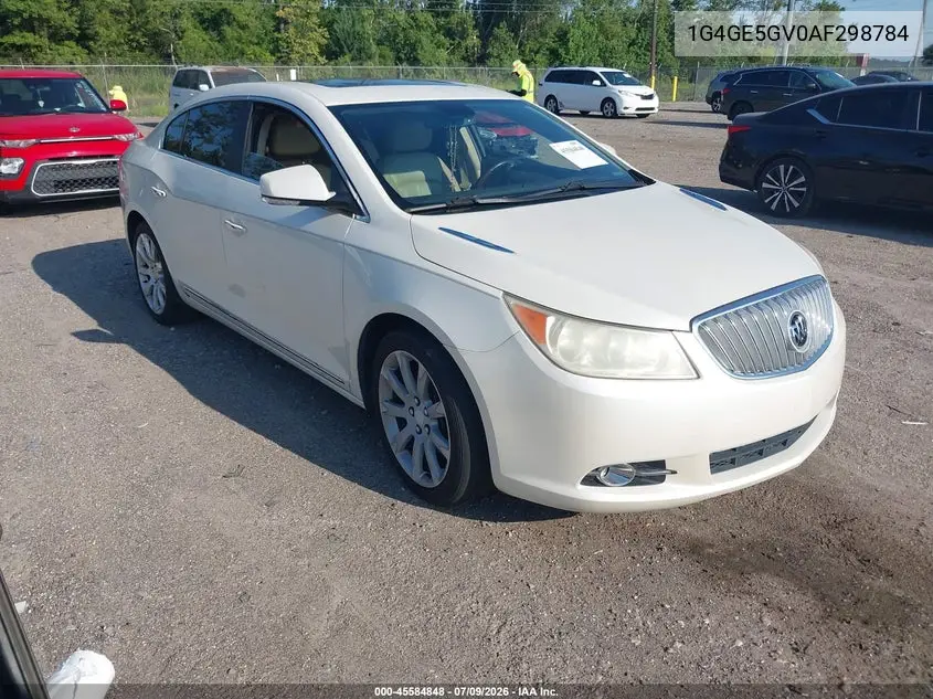 2010 Buick Lacrosse Cxs VIN: 1G4GE5GV0AF298784 Lot: 45584848