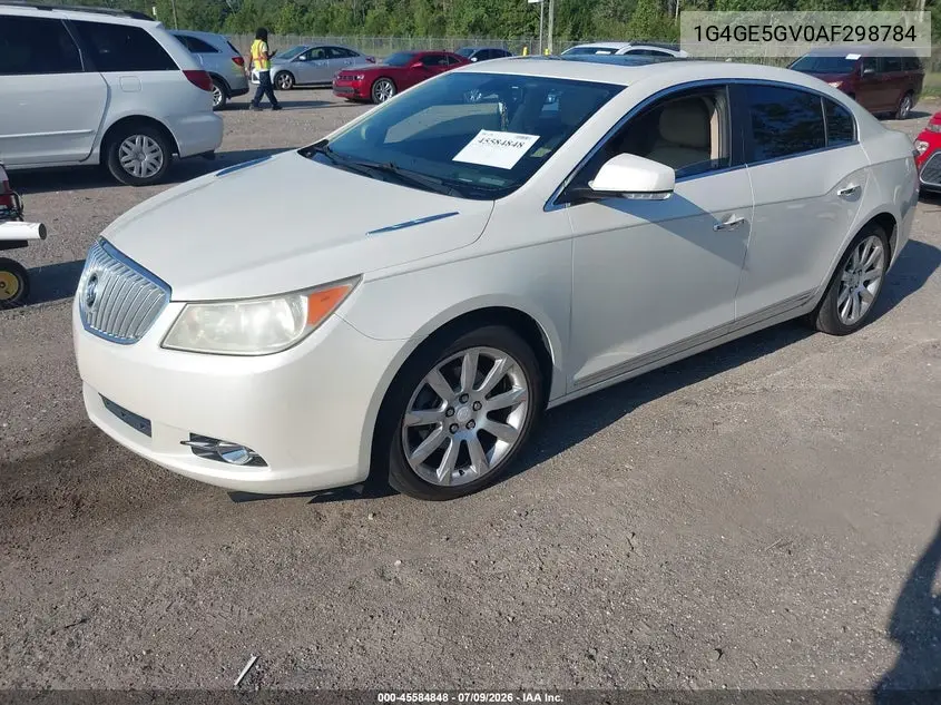 2010 Buick Lacrosse Cxs VIN: 1G4GE5GV0AF298784 Lot: 45584848