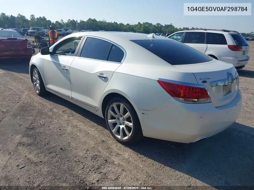 2010 Buick Lacrosse Cxs VIN: 1G4GE5GV0AF298784 Lot: 45584848