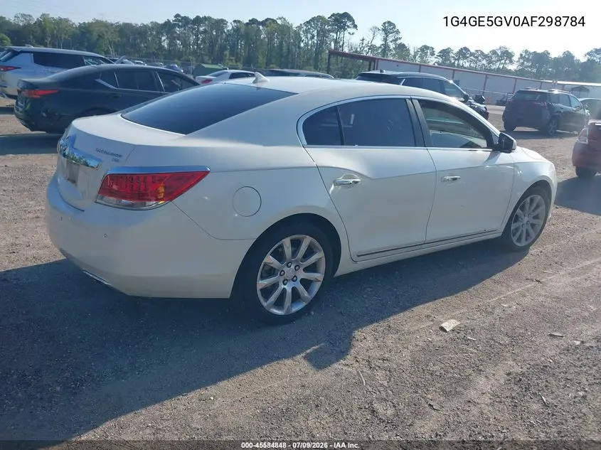 2010 Buick Lacrosse Cxs VIN: 1G4GE5GV0AF298784 Lot: 45584848