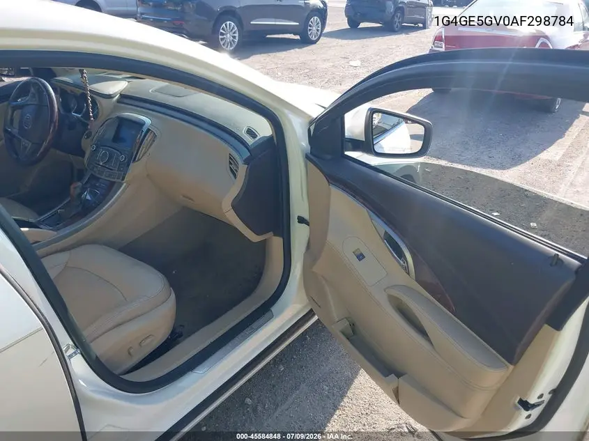 2010 Buick Lacrosse Cxs VIN: 1G4GE5GV0AF298784 Lot: 45584848