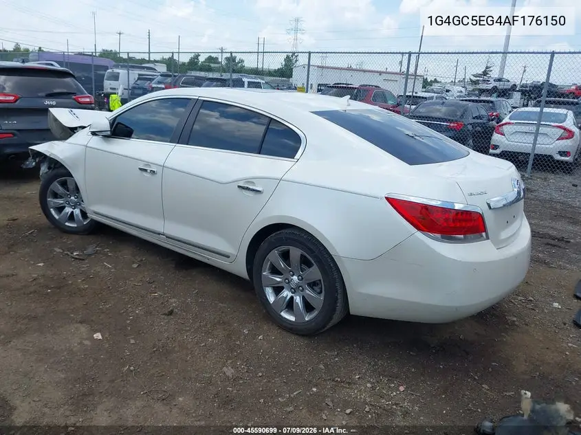 2010 Buick Lacrosse Cxl VIN: 1G4GC5EG4AF176150 Lot: 45590699