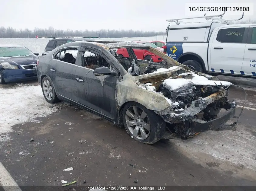 2011 Buick Lacrosse Cxs VIN: 1G4GE5GD4BF139808 Lot: 12474514
