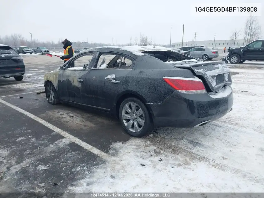 2011 Buick Lacrosse Cxs VIN: 1G4GE5GD4BF139808 Lot: 12474514