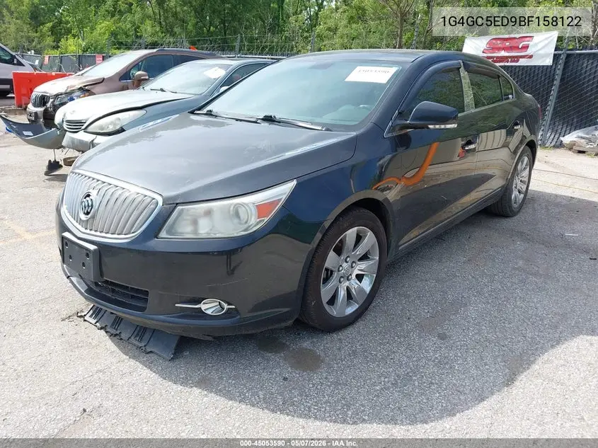 2011 Buick Lacrosse Cxl VIN: 1G4GC5ED9BF158122 Lot: 45053590