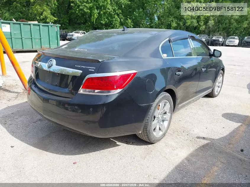 2011 Buick Lacrosse Cxl VIN: 1G4GC5ED9BF158122 Lot: 45053590