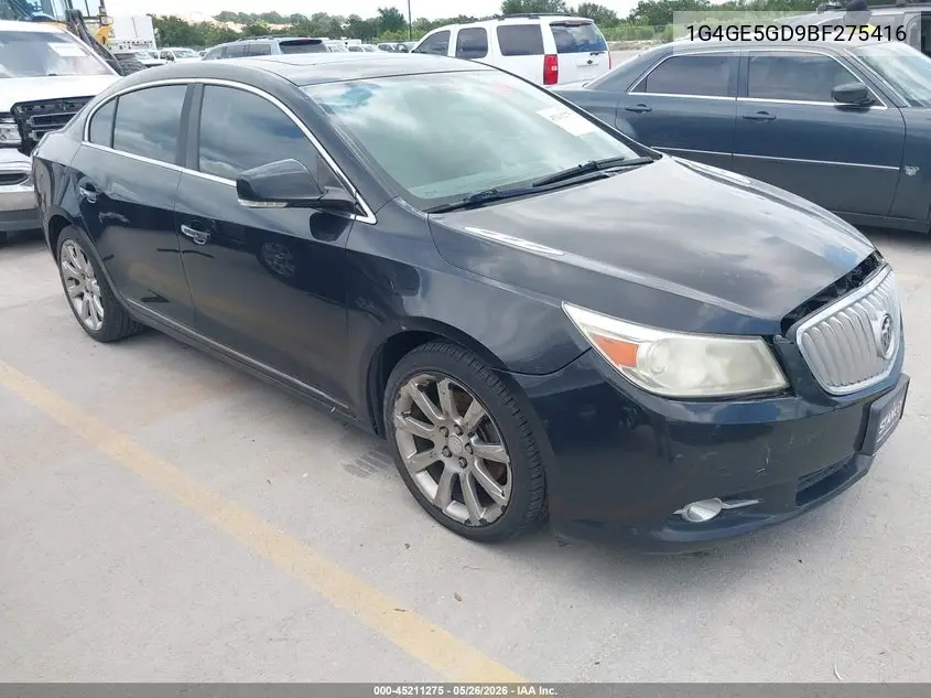 2011 Buick Lacrosse Cxs VIN: 1G4GE5GD9BF275416 Lot: 45211275