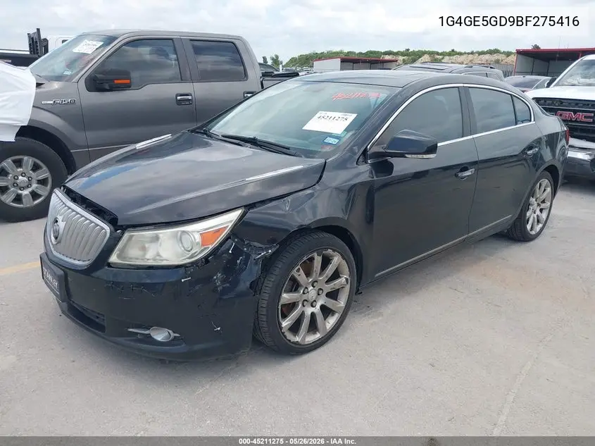 2011 Buick Lacrosse Cxs VIN: 1G4GE5GD9BF275416 Lot: 45211275
