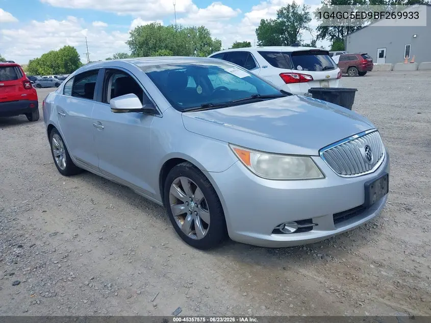 2011 Buick Lacrosse Cxl VIN: 1G4GC5ED9BF269933 Lot: 45357575