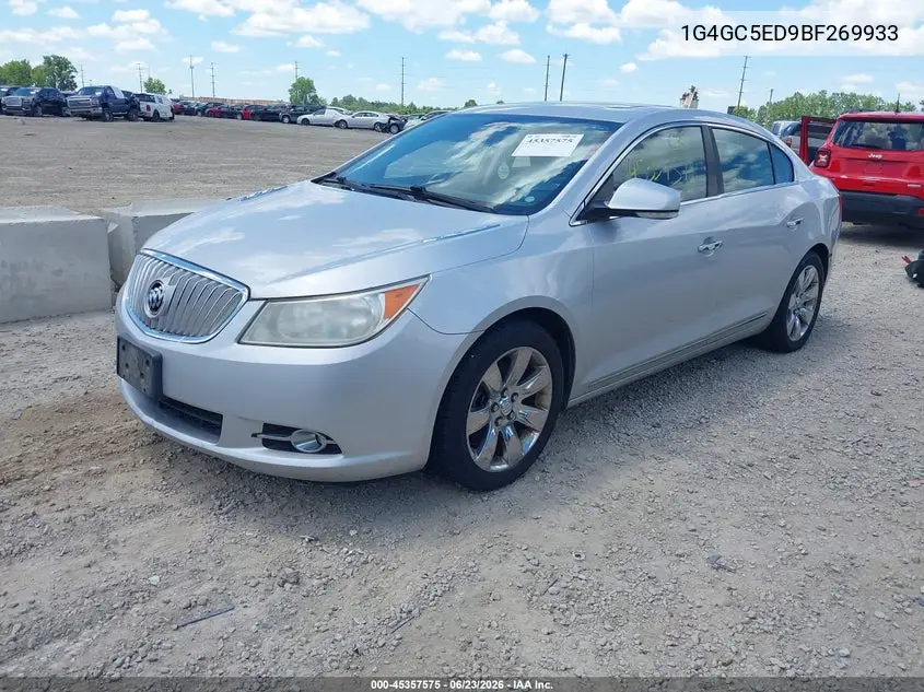 2011 Buick Lacrosse Cxl VIN: 1G4GC5ED9BF269933 Lot: 45357575