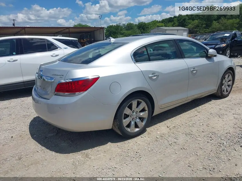 2011 Buick Lacrosse Cxl VIN: 1G4GC5ED9BF269933 Lot: 45357575