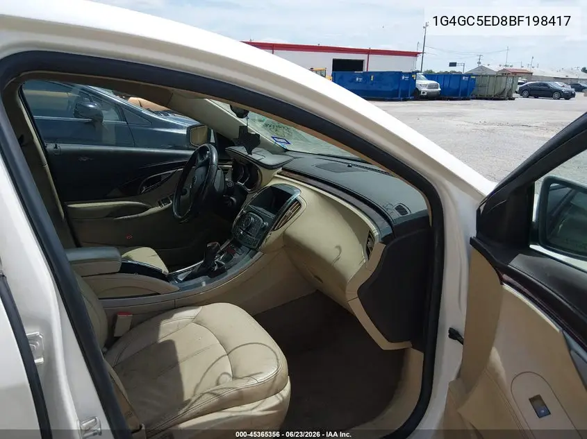 2011 Buick Lacrosse Cxl VIN: 1G4GC5ED8BF198417 Lot: 45365356