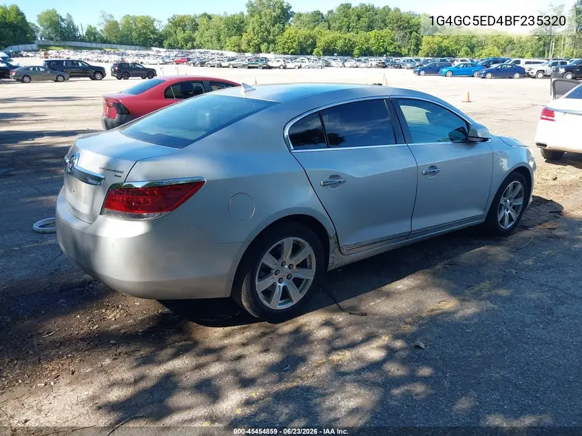 2011 Buick Lacrosse Cxl VIN: 1G4GC5ED4BF235320 Lot: 45454859