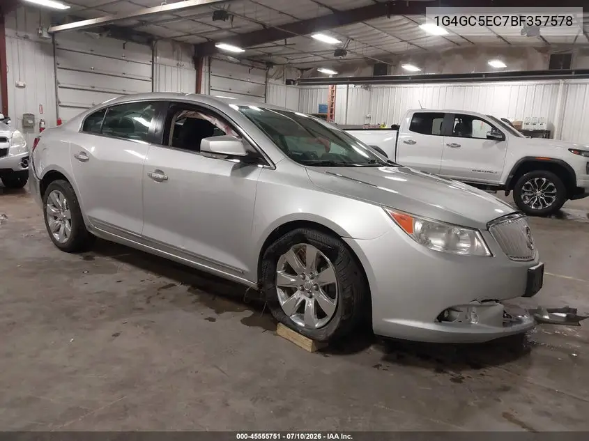 2011 Buick Lacrosse Cxl VIN: 1G4GC5EC7BF357578 Lot: 45555751