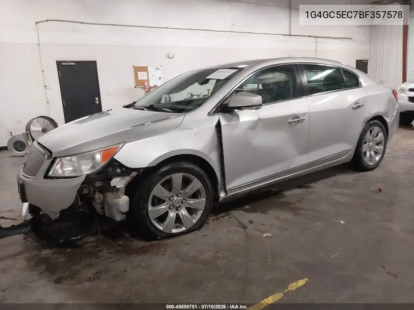 2011 Buick Lacrosse Cxl VIN: 1G4GC5EC7BF357578 Lot: 45555751