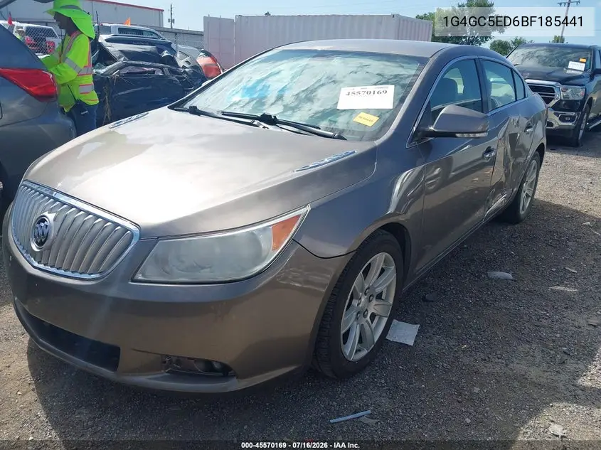 2011 Buick Lacrosse Cxl VIN: 1G4GC5ED6BF185441 Lot: 45570169