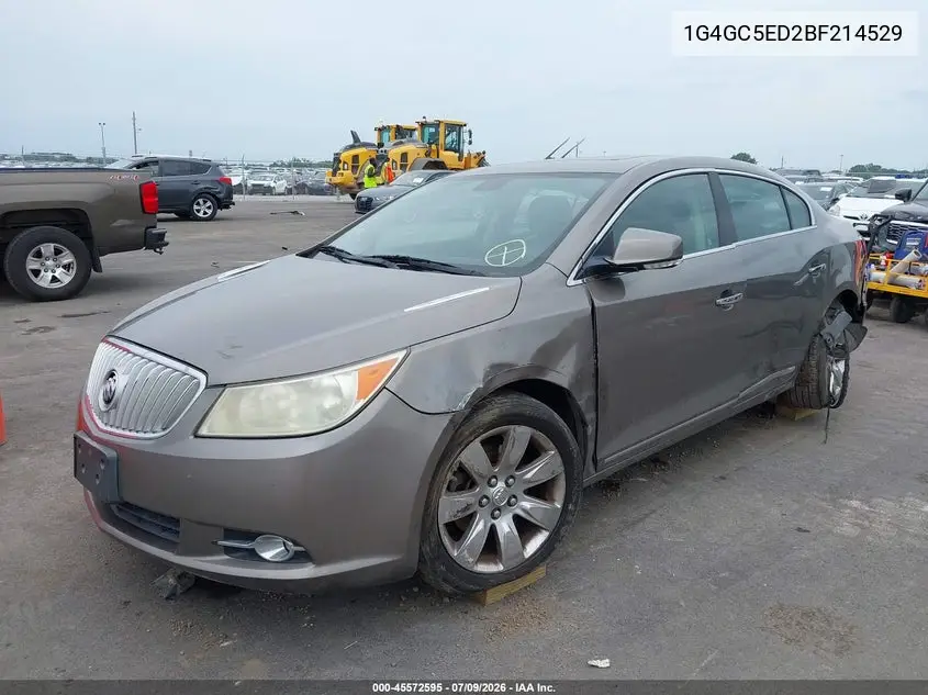 2011 Buick Lacrosse Cxl VIN: 1G4GC5ED2BF214529 Lot: 45572595