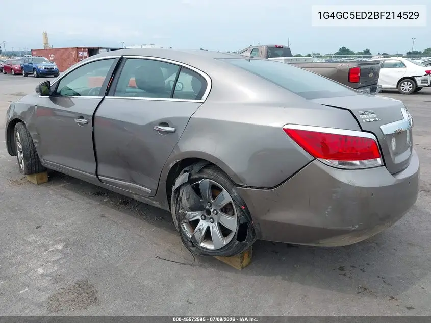 2011 Buick Lacrosse Cxl VIN: 1G4GC5ED2BF214529 Lot: 45572595