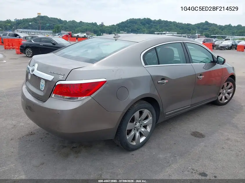 2011 Buick Lacrosse Cxl VIN: 1G4GC5ED2BF214529 Lot: 45572595