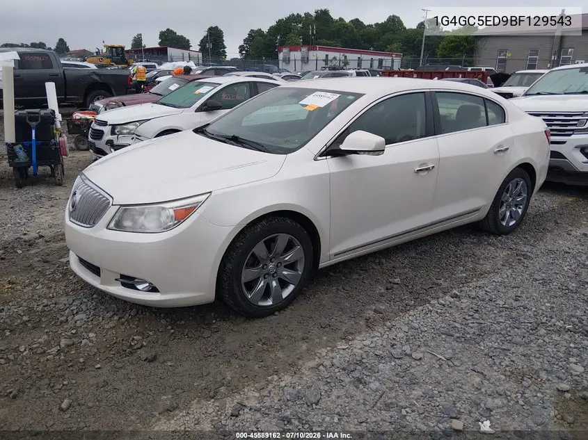 2011 Buick Lacrosse Cxl VIN: 1G4GC5ED9BF129543 Lot: 45589162