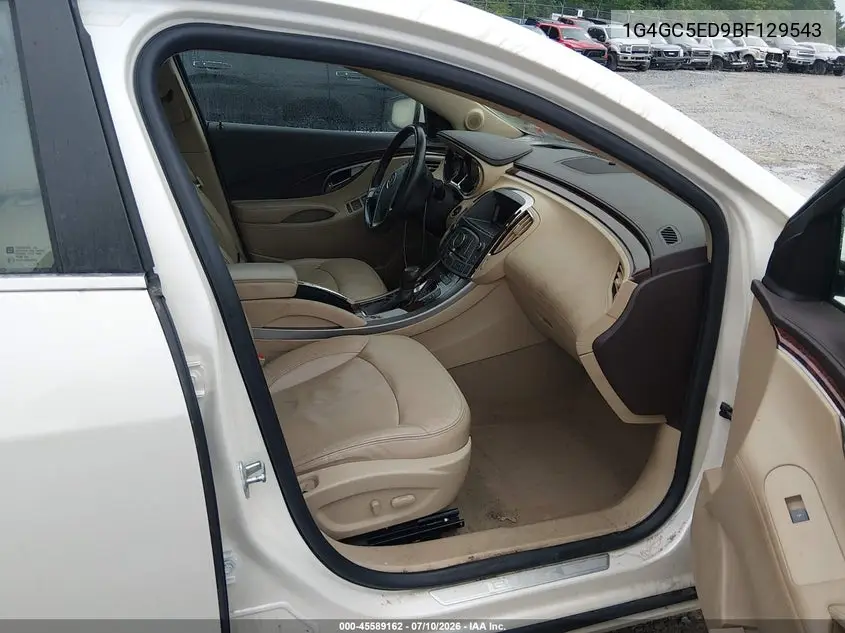 2011 Buick Lacrosse Cxl VIN: 1G4GC5ED9BF129543 Lot: 45589162
