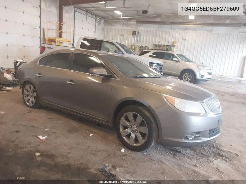 2011 Buick Lacrosse Cxl VIN: 1G4GC5ED6BF279609 Lot: 45589491