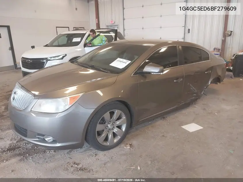 2011 Buick Lacrosse Cxl VIN: 1G4GC5ED6BF279609 Lot: 45589491