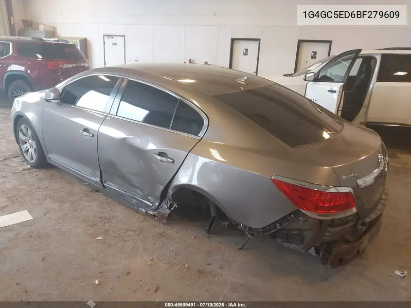2011 Buick Lacrosse Cxl VIN: 1G4GC5ED6BF279609 Lot: 45589491