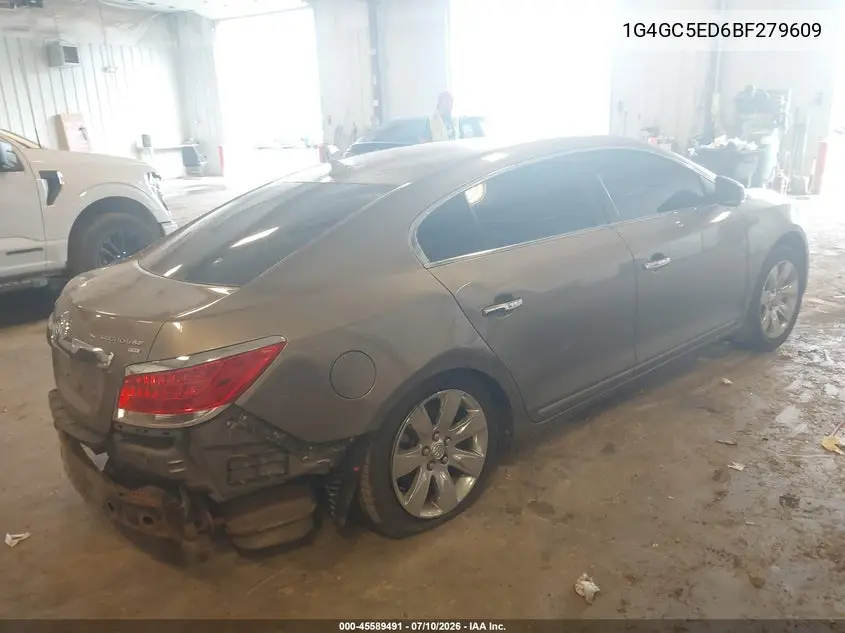 2011 Buick Lacrosse Cxl VIN: 1G4GC5ED6BF279609 Lot: 45589491
