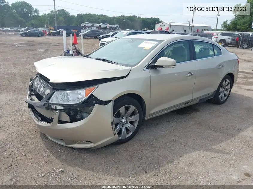 2011 Buick Lacrosse Cxl VIN: 1G4GC5ED1BF337223 Lot: 45605529