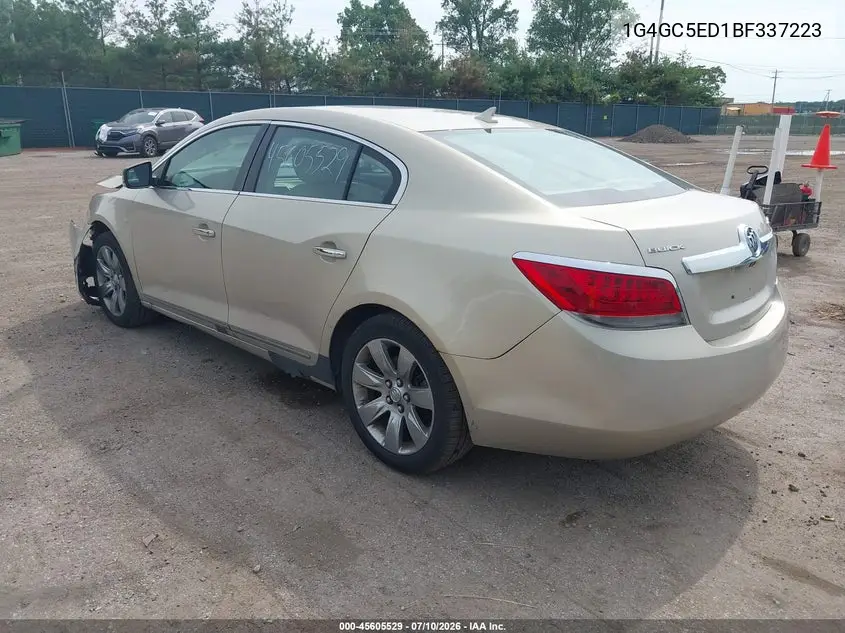 2011 Buick Lacrosse Cxl VIN: 1G4GC5ED1BF337223 Lot: 45605529