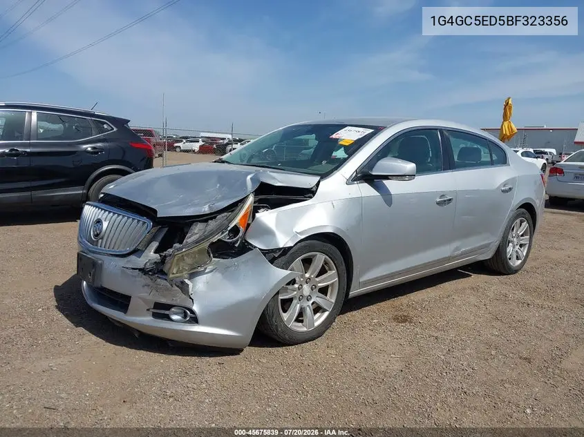 2011 Buick Lacrosse Cxl VIN: 1G4GC5ED5BF323356 Lot: 45675839