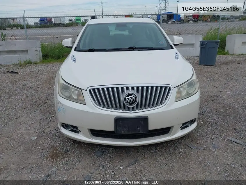 2012 Buick Lacrosse Convenience Group VIN: 1G4G55E36CF245186 Lot: 12637863