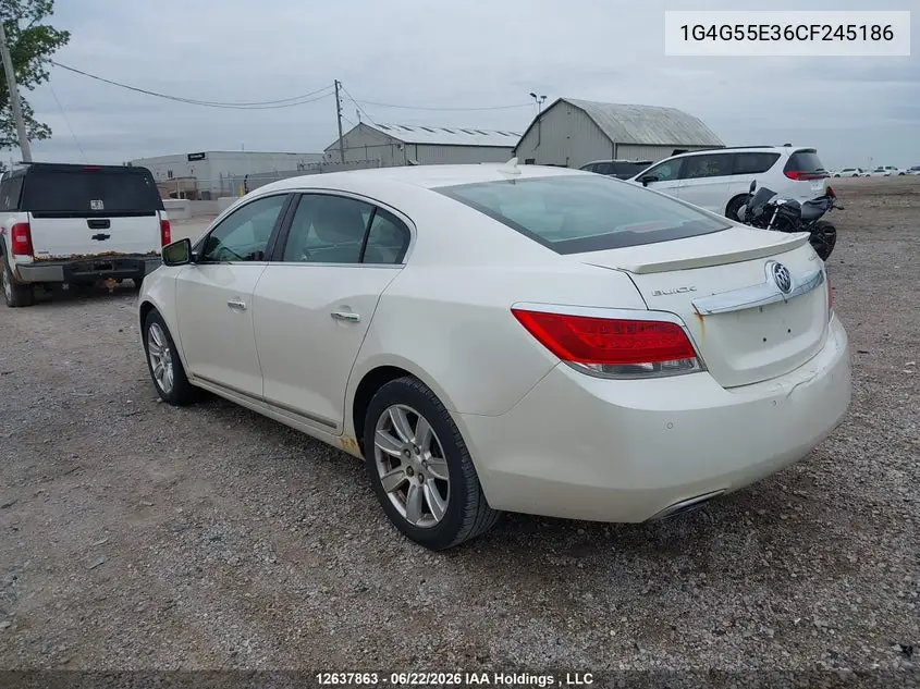 2012 Buick Lacrosse Convenience Group VIN: 1G4G55E36CF245186 Lot: 12637863